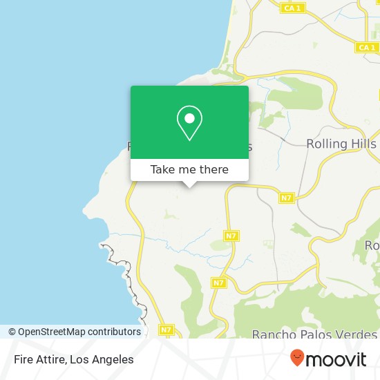 Fire Attire map