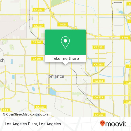 Los Angeles Plant map