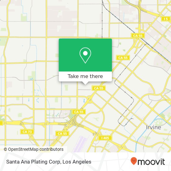 Santa Ana Plating Corp map