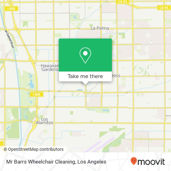 Mr Barrs Wheelchair Cleaning map