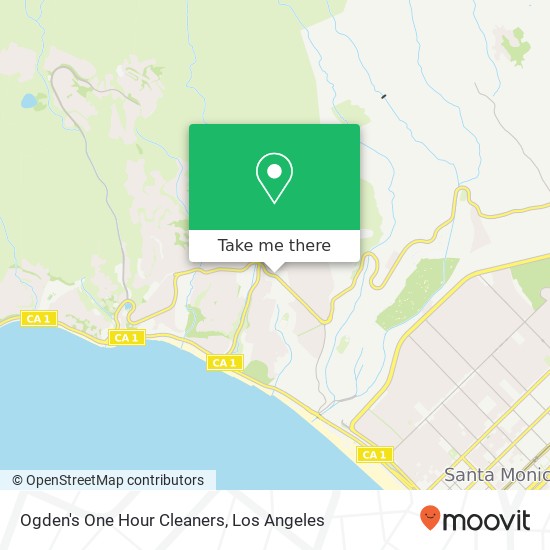 Mapa de Ogden's One Hour Cleaners