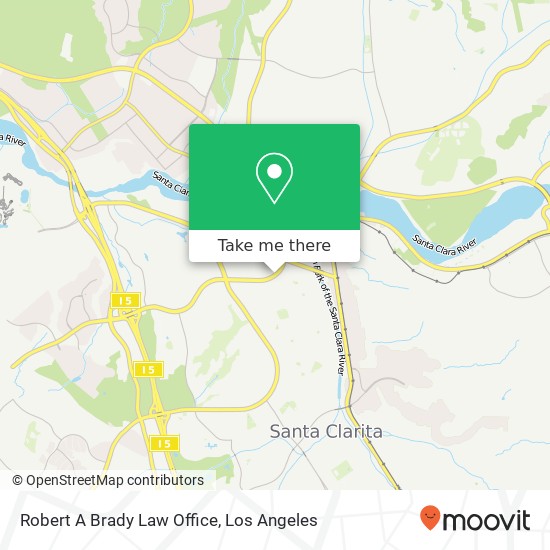 Robert A Brady Law Office map