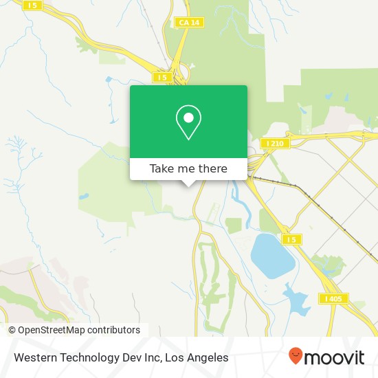Mapa de Western Technology Dev Inc