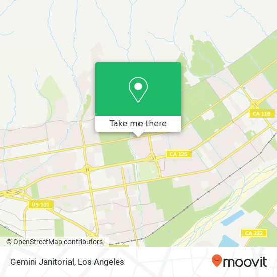 Gemini Janitorial map