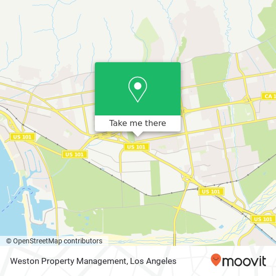 Weston Property Management map