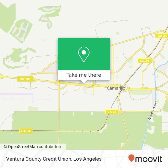 Mapa de Ventura County Credit Union