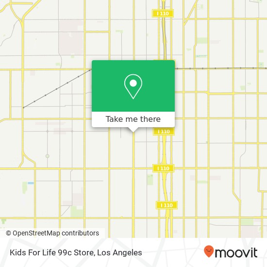 Kids For Life 99c Store map