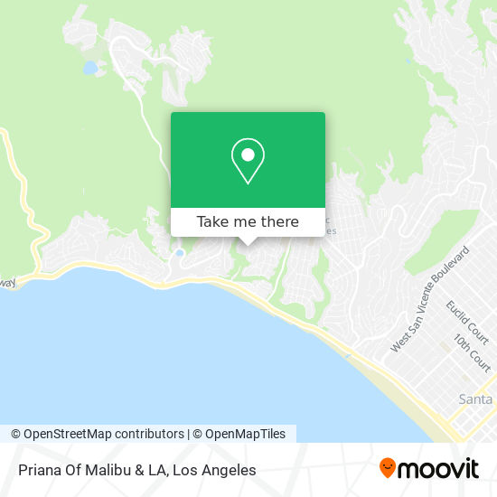 Mapa de Priana Of Malibu & LA