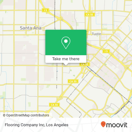 Flooring Company Inc map