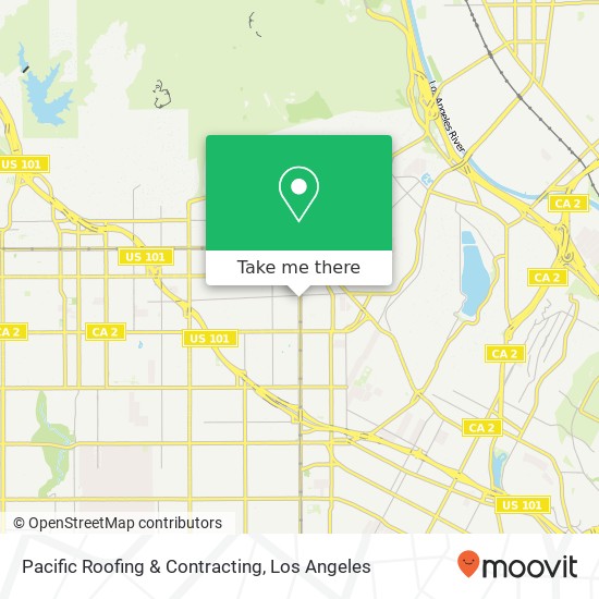 Pacific Roofing & Contracting map