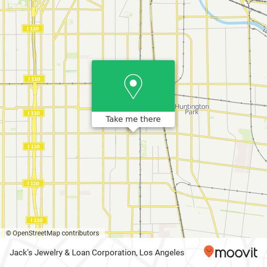 Jack's Jewelry & Loan Corporation map