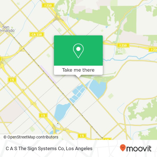 C A S The Sign Systems Co map