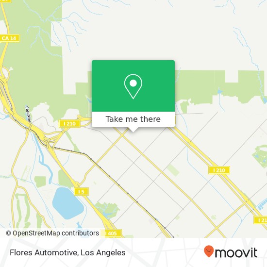 Flores Automotive map