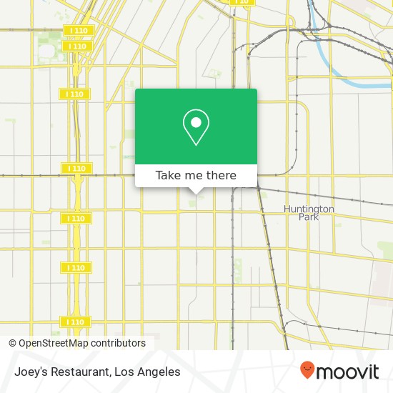 Mapa de Joey's Restaurant