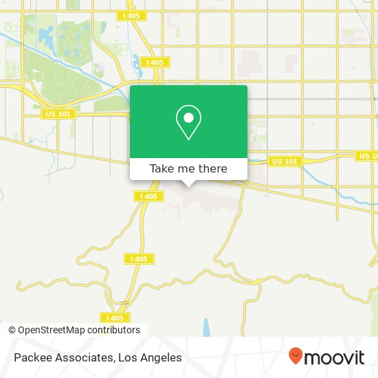 Packee Associates map