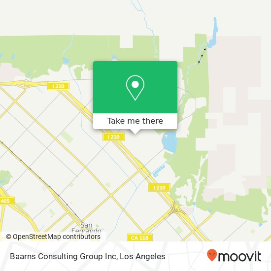 Mapa de Baarns Consulting Group Inc