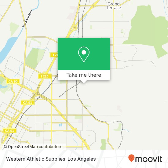 Mapa de Western Athletic Supplies