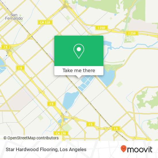 Mapa de Star Hardwood Flooring