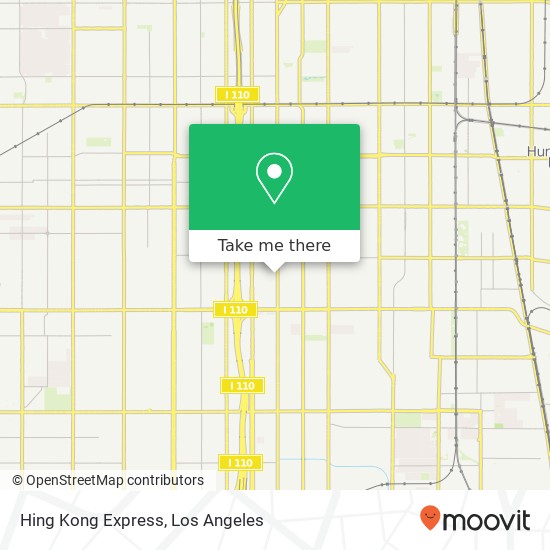Mapa de Hing Kong Express