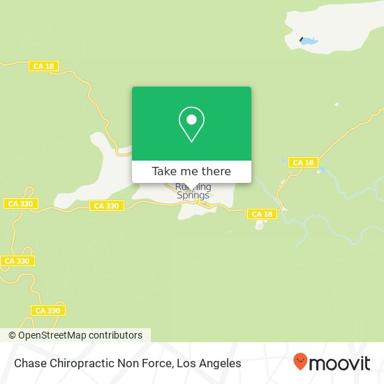 Mapa de Chase Chiropractic Non Force