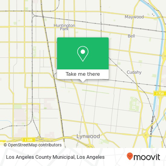 Los Angeles County Municipal map