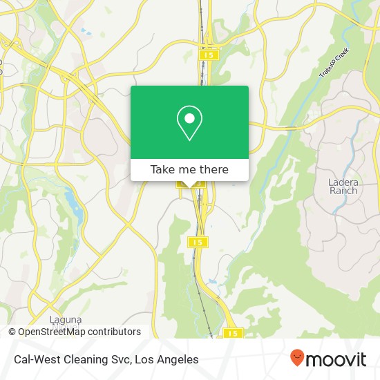 Cal-West Cleaning Svc map