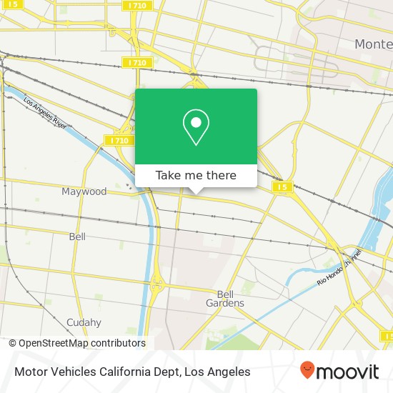 Motor Vehicles California Dept map