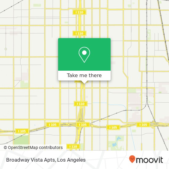 Broadway Vista Apts map