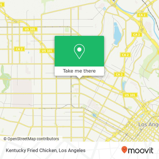 Kentucky Fried Chicken map