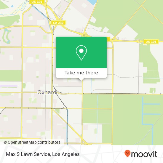 Max S Lawn Service map