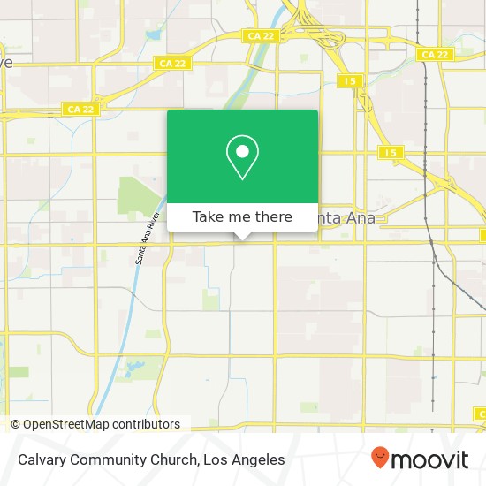 Calvary Community Church map