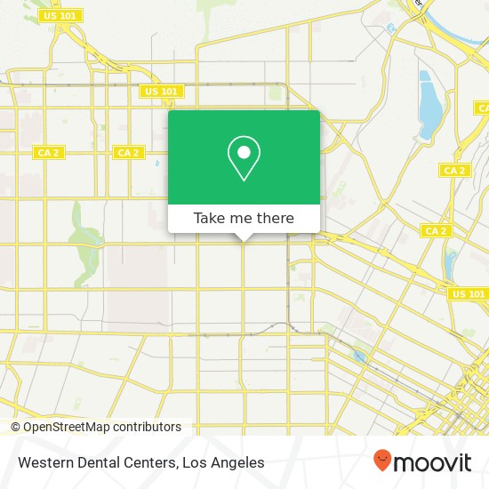 Western Dental Centers map