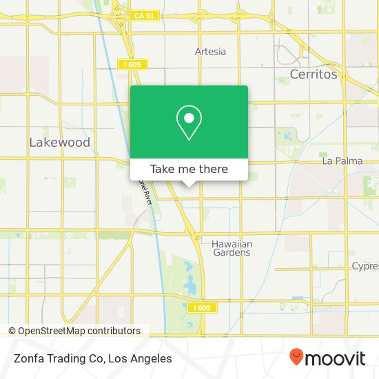 Zonfa Trading Co map