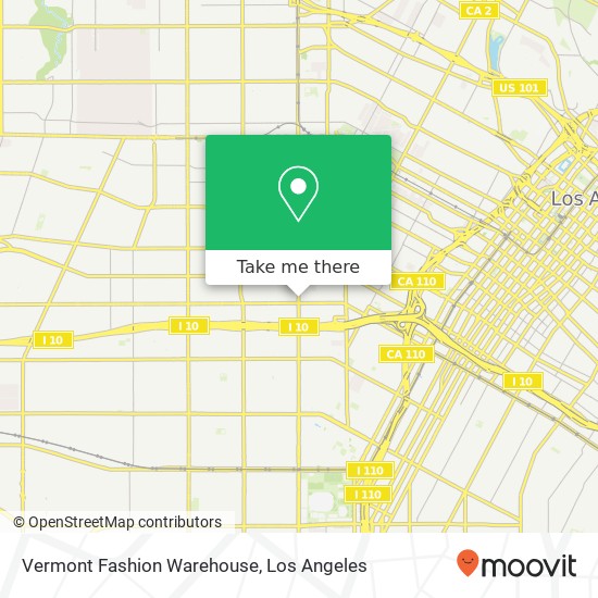 Mapa de Vermont Fashion Warehouse