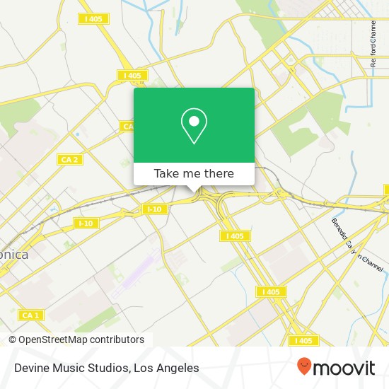 Devine Music Studios map