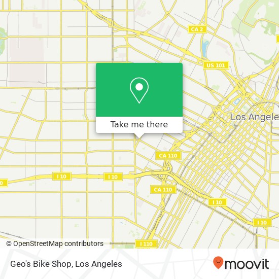 Mapa de Geo's Bike Shop