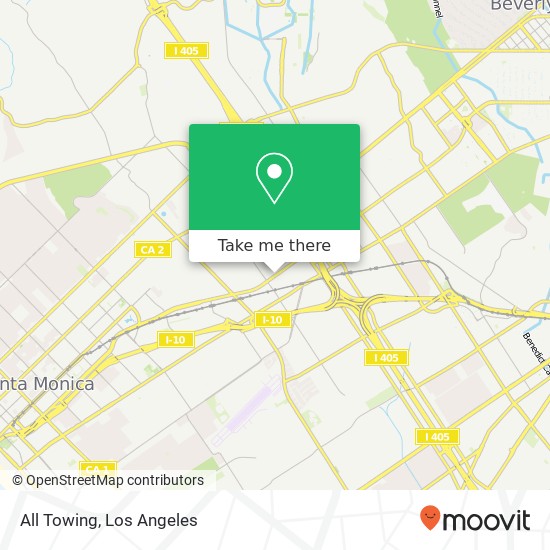 All Towing map