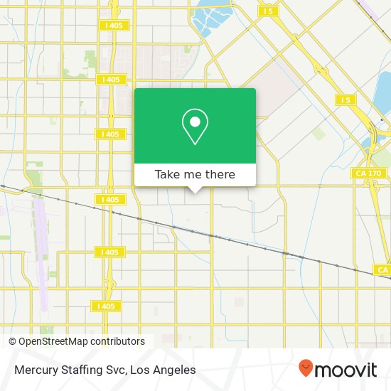 Mercury Staffing Svc map