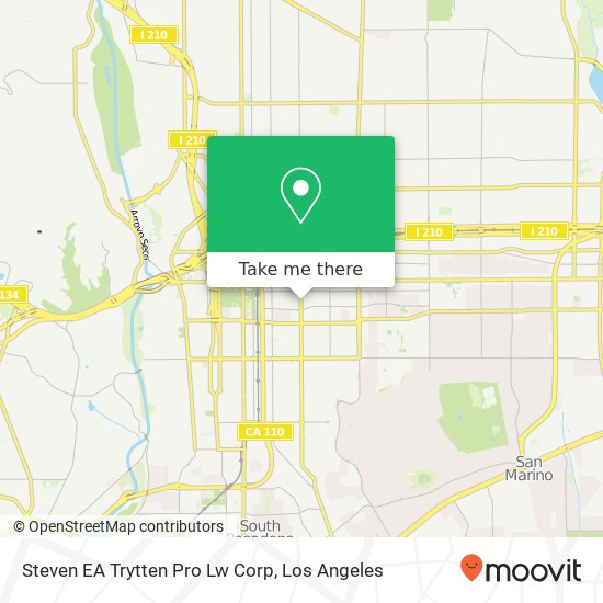 Mapa de Steven EA Trytten Pro Lw Corp