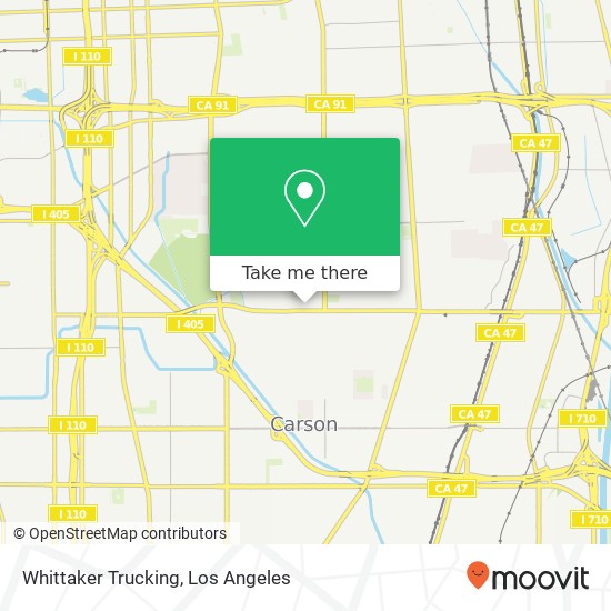 Whittaker Trucking map