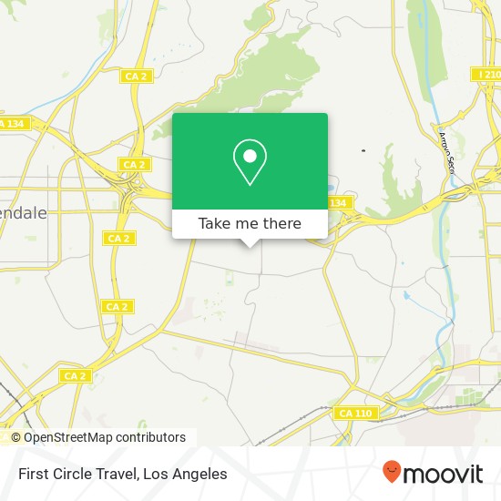 Mapa de First Circle Travel