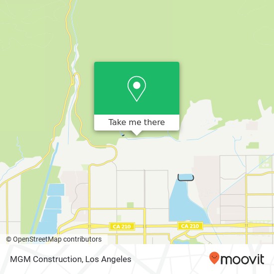 MGM Construction map