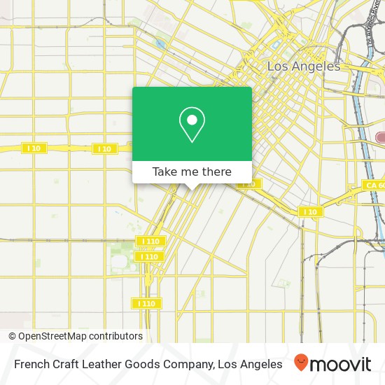 French Craft Leather Goods Company map