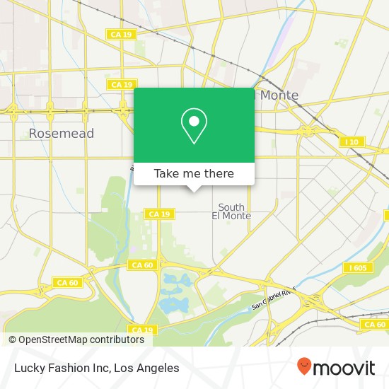 Lucky Fashion Inc map