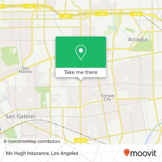 Mc Hugh Insurance map