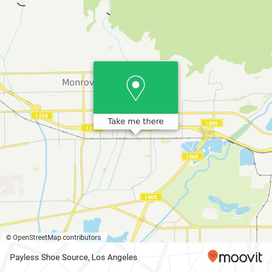 Mapa de Payless Shoe Source