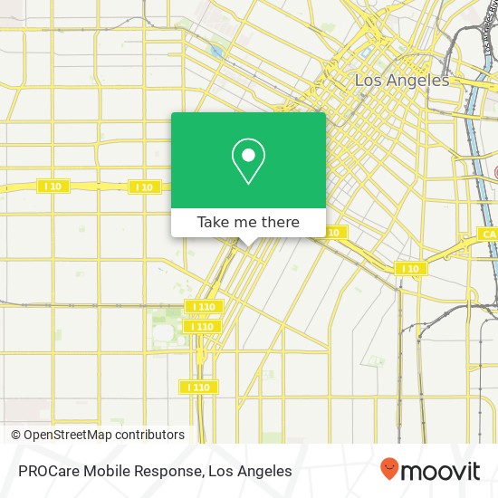 PROCare Mobile Response map