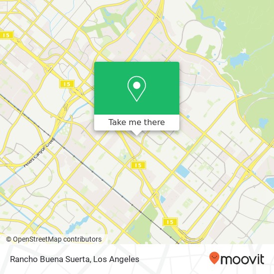 Rancho Buena Suerta map
