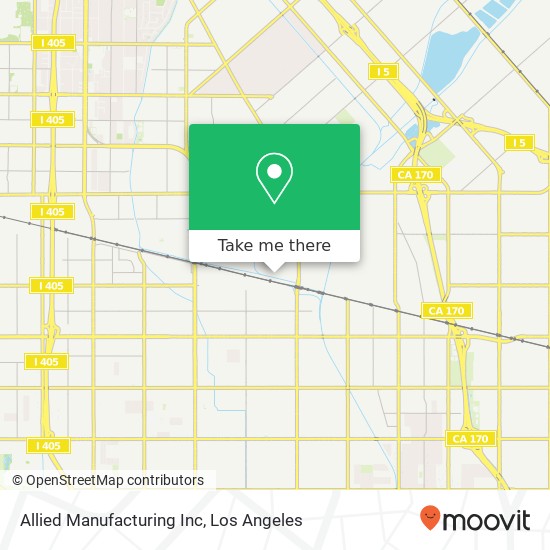 Allied Manufacturing Inc map