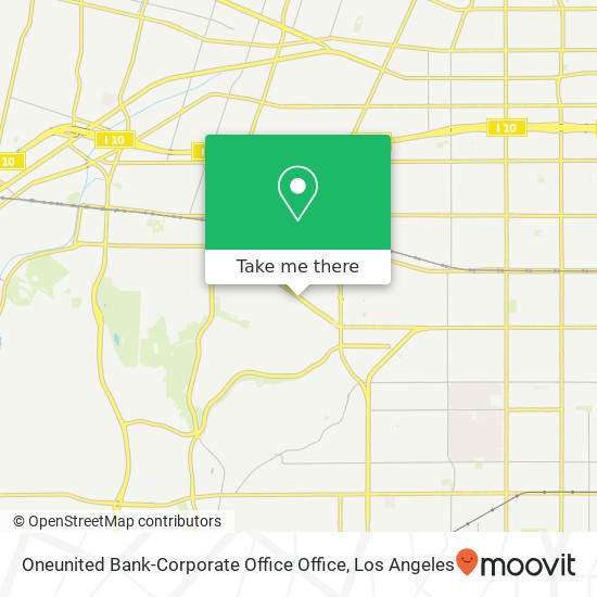 Oneunited Bank-Corporate Office Office map
